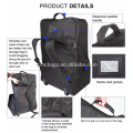Three Way Carry Padded Protection Car Seat Travel Bag with Wheels, Great Bag for Baby Car Seat, Black- HCT0053